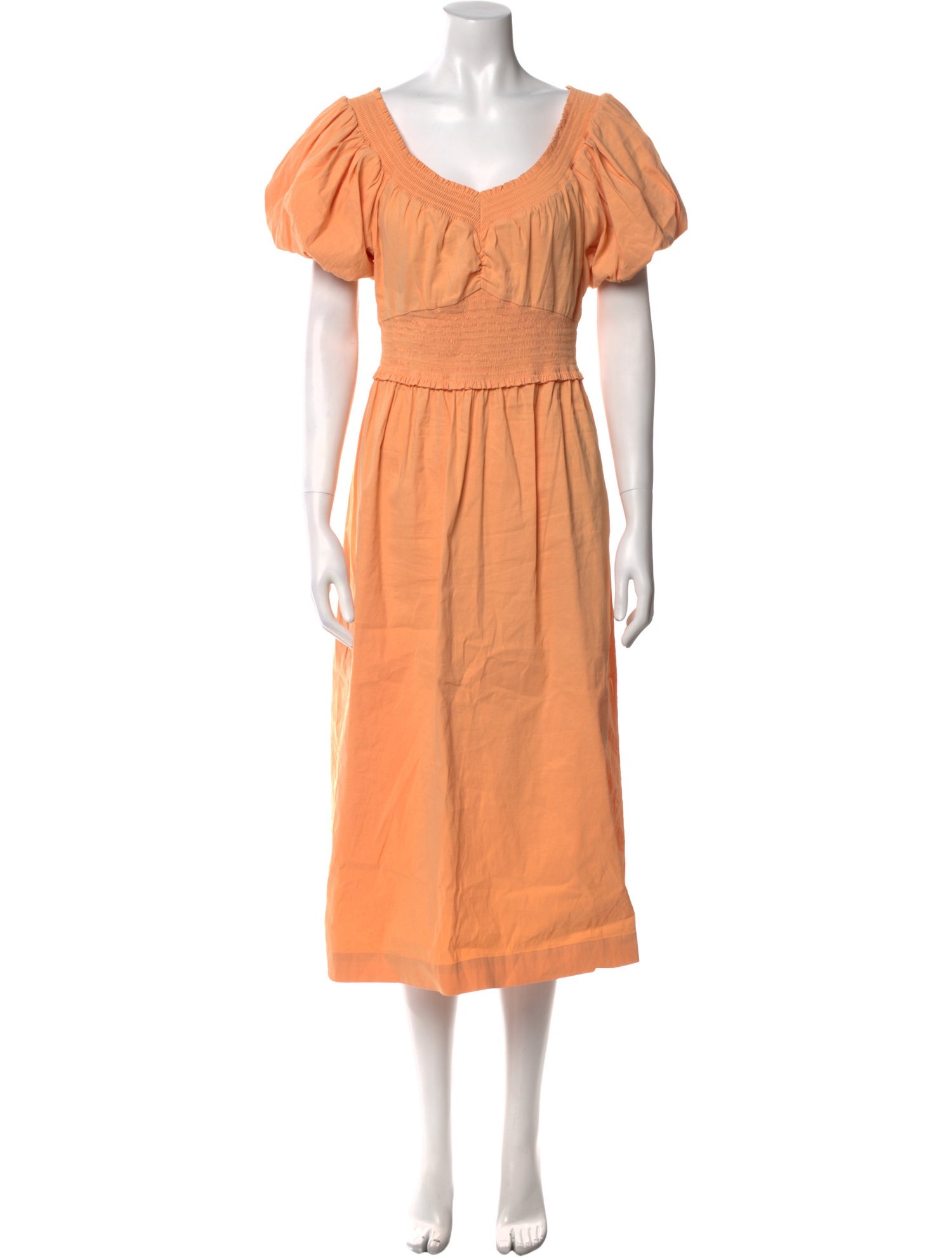 A.L.C. Scoop Neck Midi Length Dress