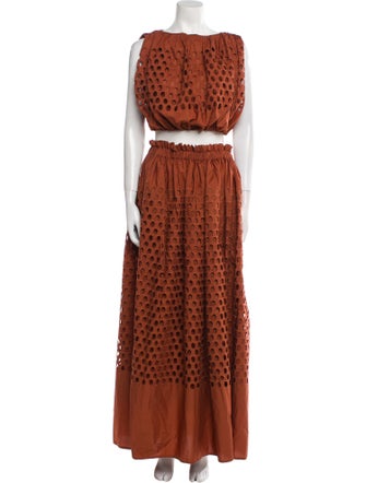 A.L.C. Cutout Accent Skirt Set