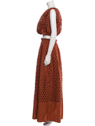 A.L.C. Cutout Accent Skirt Set