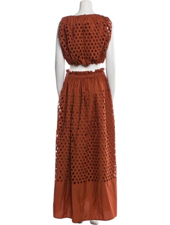 A.L.C. Cutout Accent Skirt Set