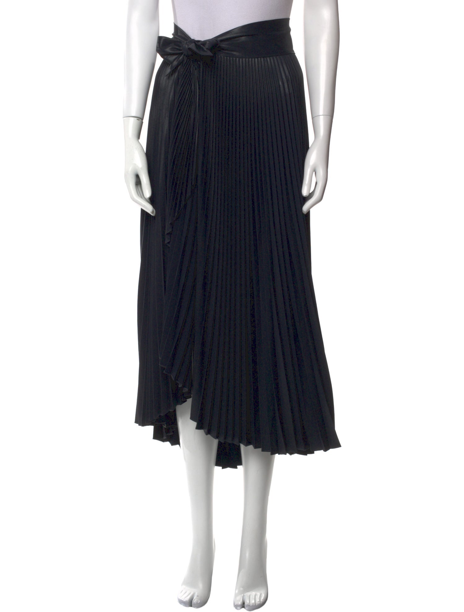 A.L.C. Pleated Accents Midi Length Skirt