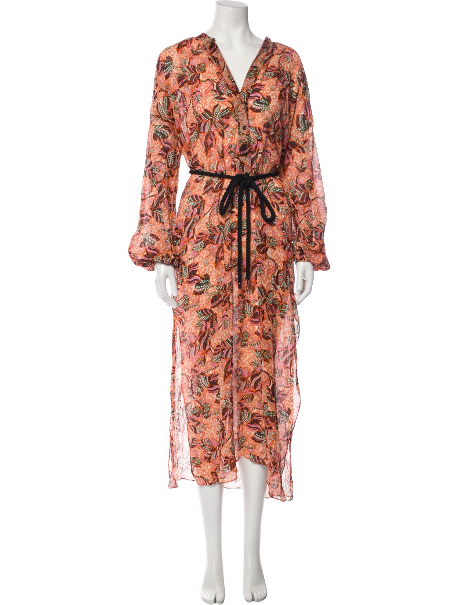 A.L.C. Floral Print Long Dress w/ Tags