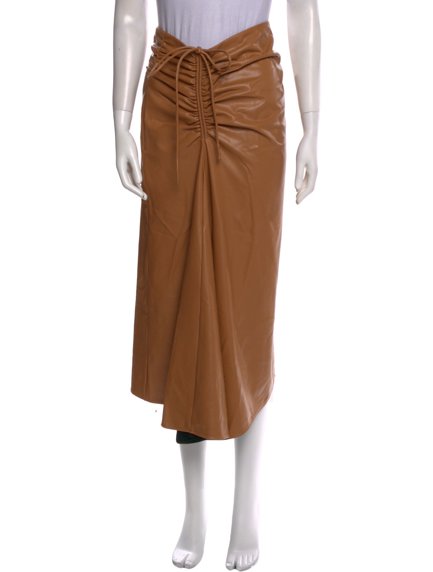 A.L.C. Pleated Accents Midi Length Skirt