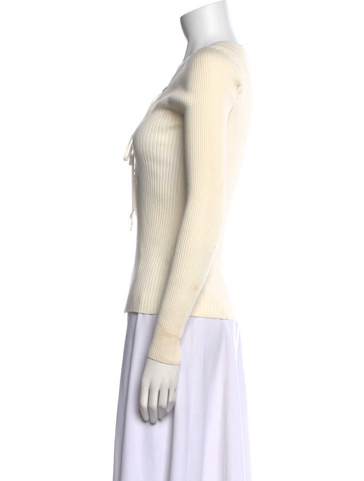 A.L.C. Square Neckline Long Sleeve Top