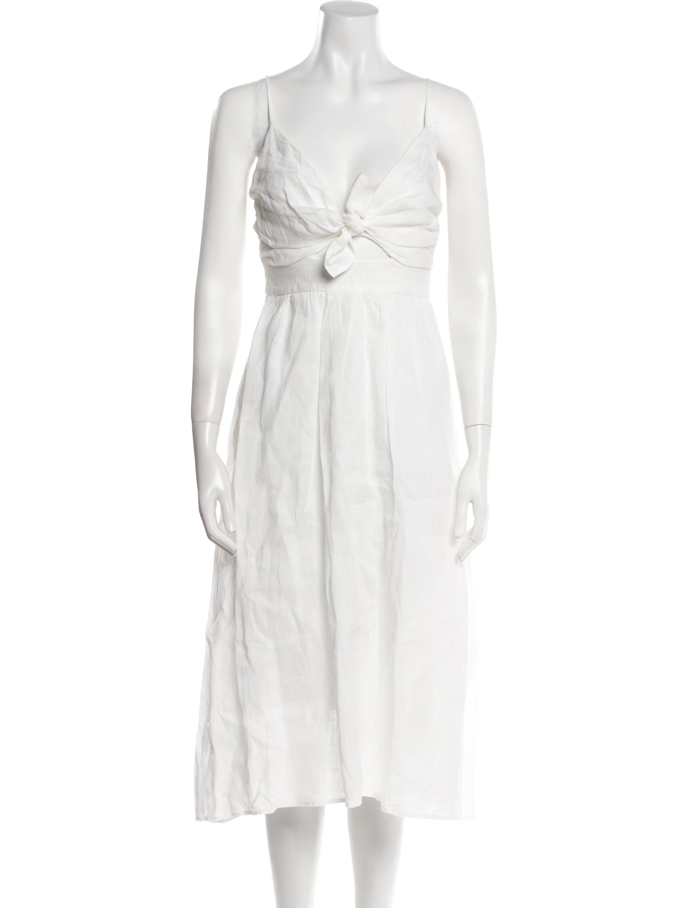 A.L.C. Linen Midi Length Dress