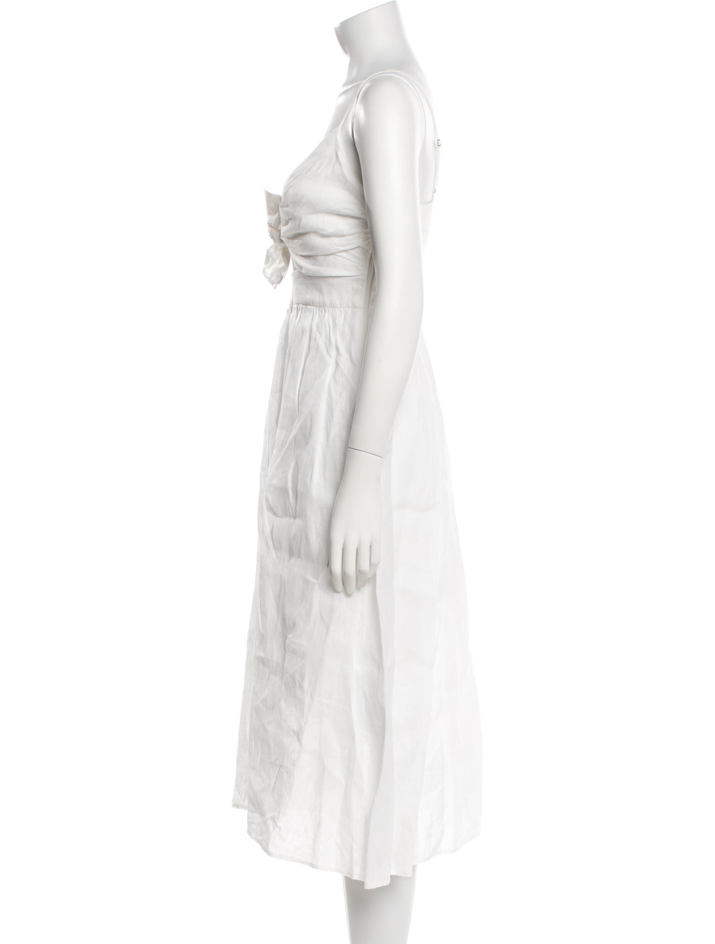 A.L.C. Linen Midi Length Dress