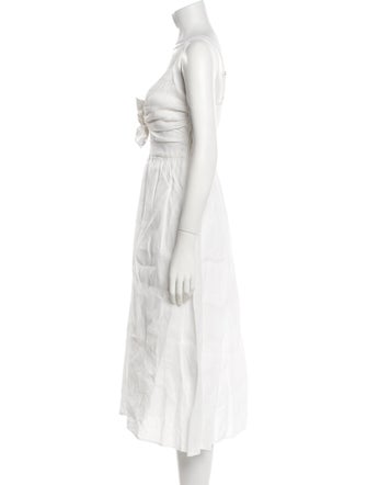 A.L.C. Linen Midi Length Dress