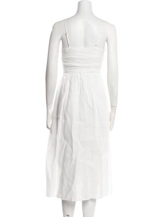 A.L.C. Linen Midi Length Dress