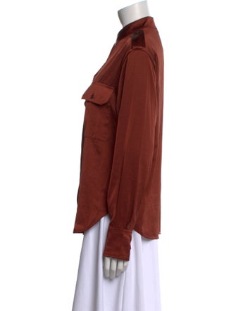 A.L.C. Long Sleeve Button-Up Top