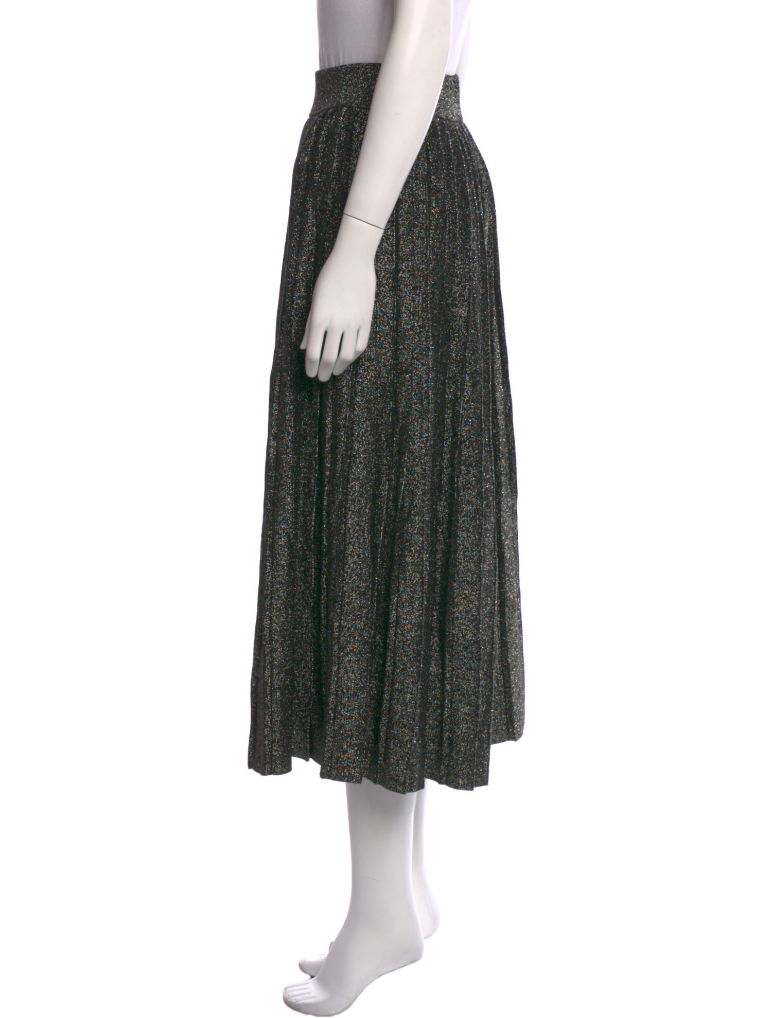 A.L.C. Glitter Accents Midi Length Skirt