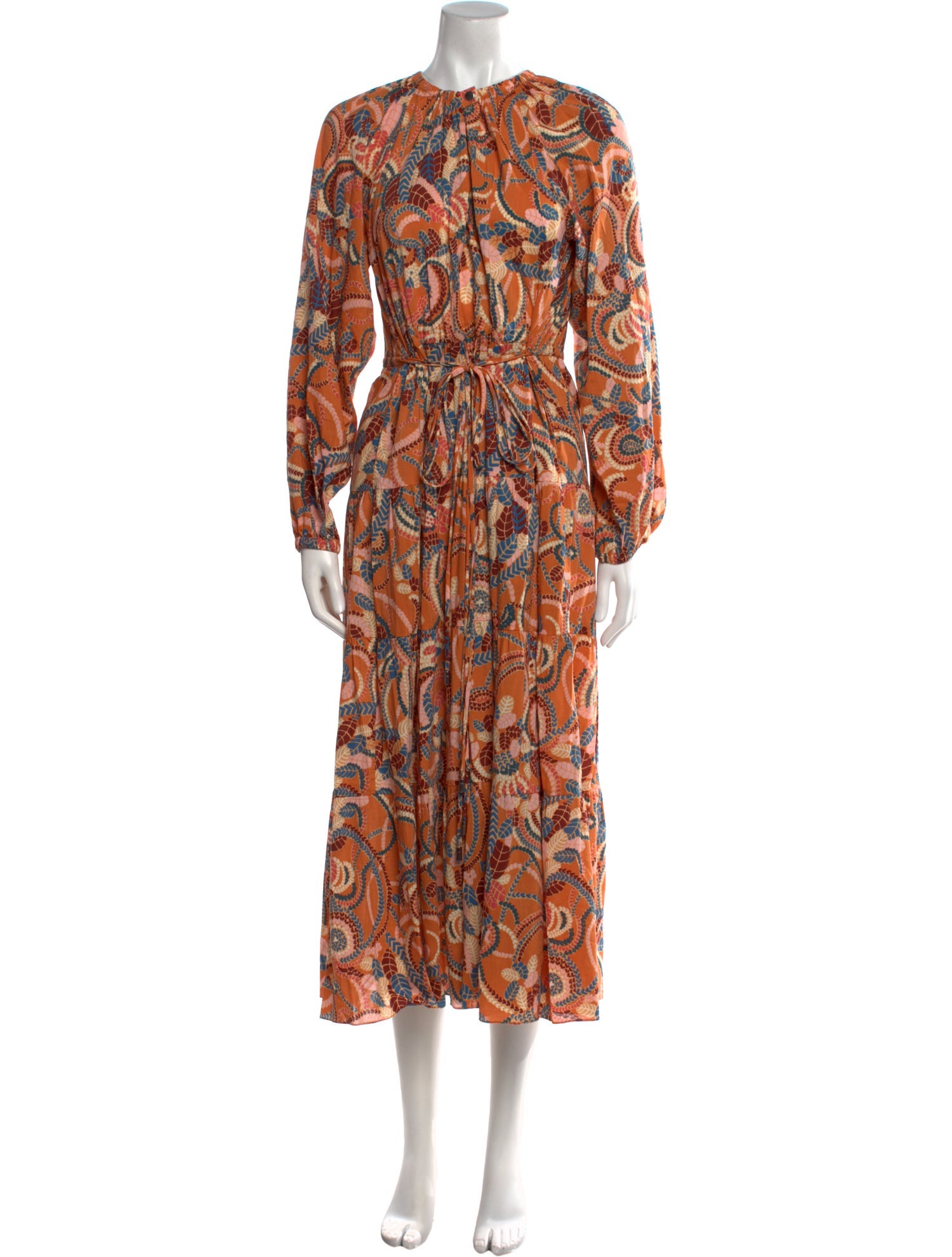 A.L.C. Paisley Print Long Dress