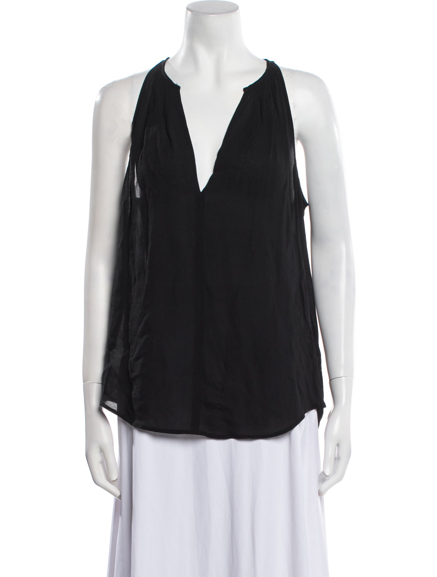 A.L.C. Silk V-Neck Blouse