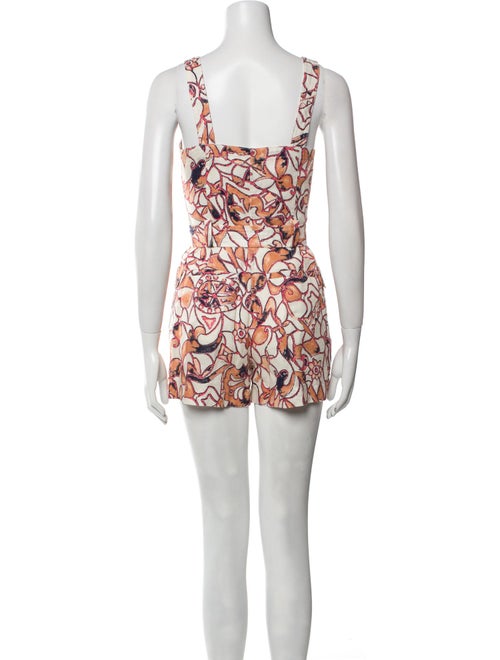A.L.C. Linen Printed Romper