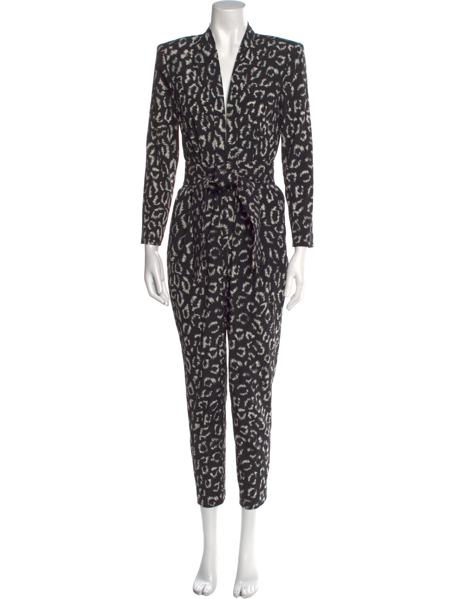 A.L.C. Silk Printed Jumpsuit