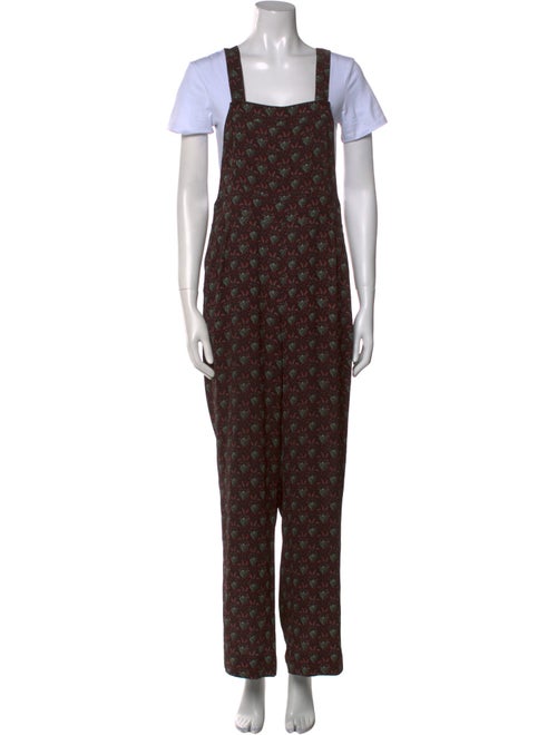 A.L.C. Silk Printed Jumpsuit