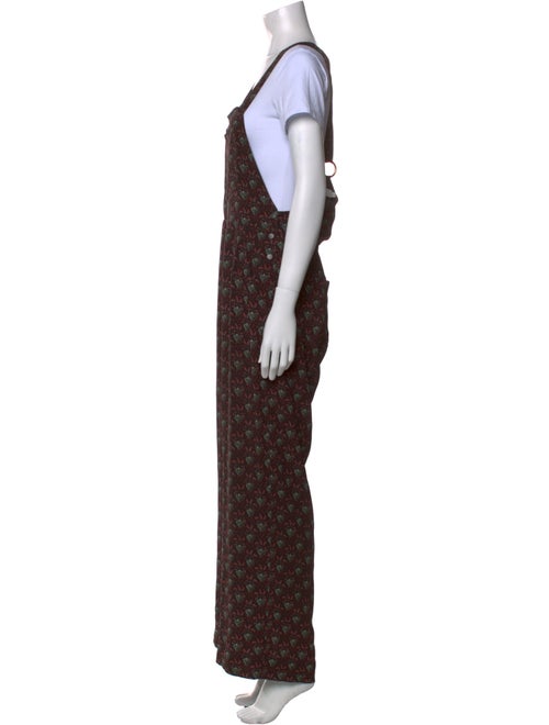 A.L.C. Silk Printed Jumpsuit