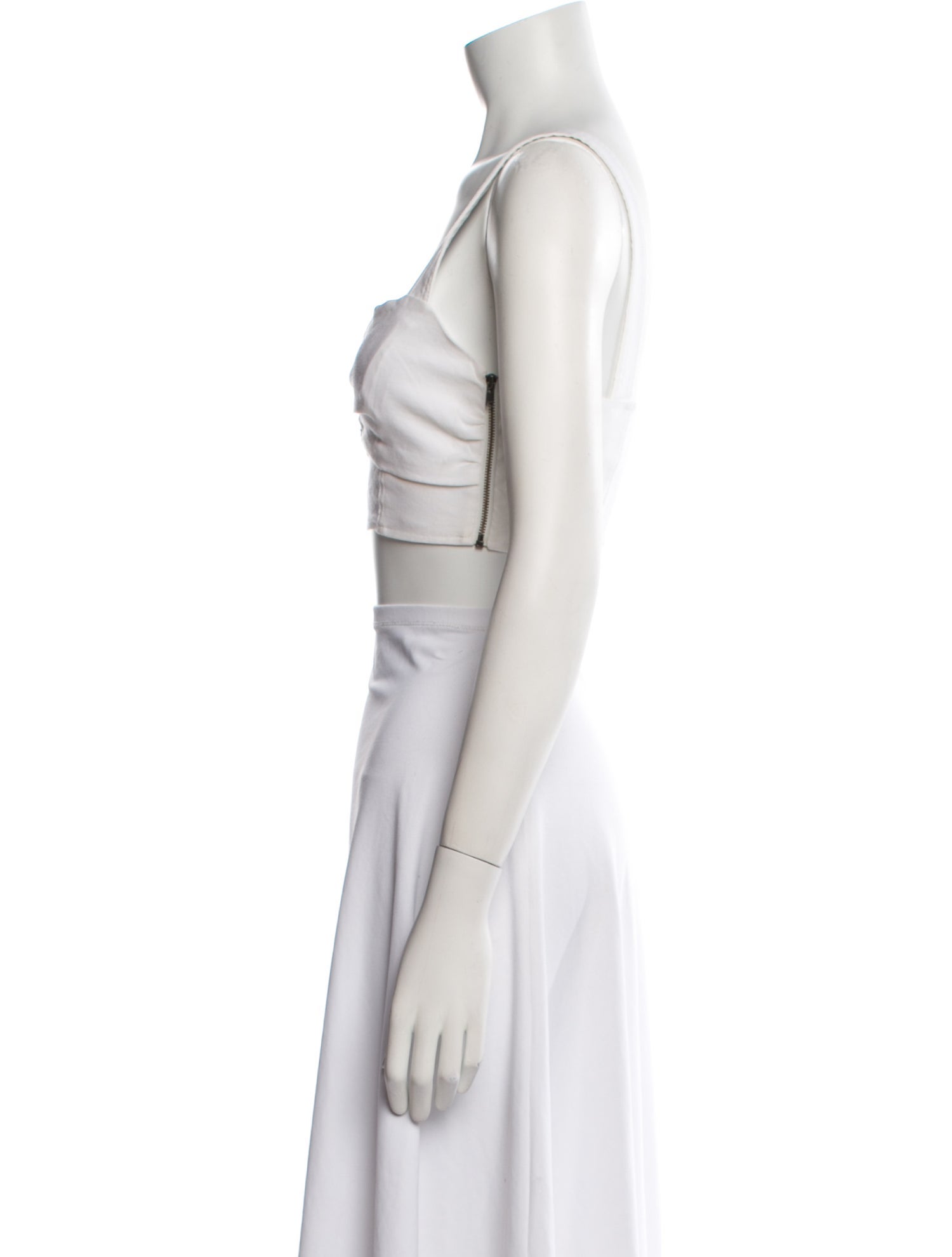 A.L.C. Square Neckline Sleeveless Crop Top