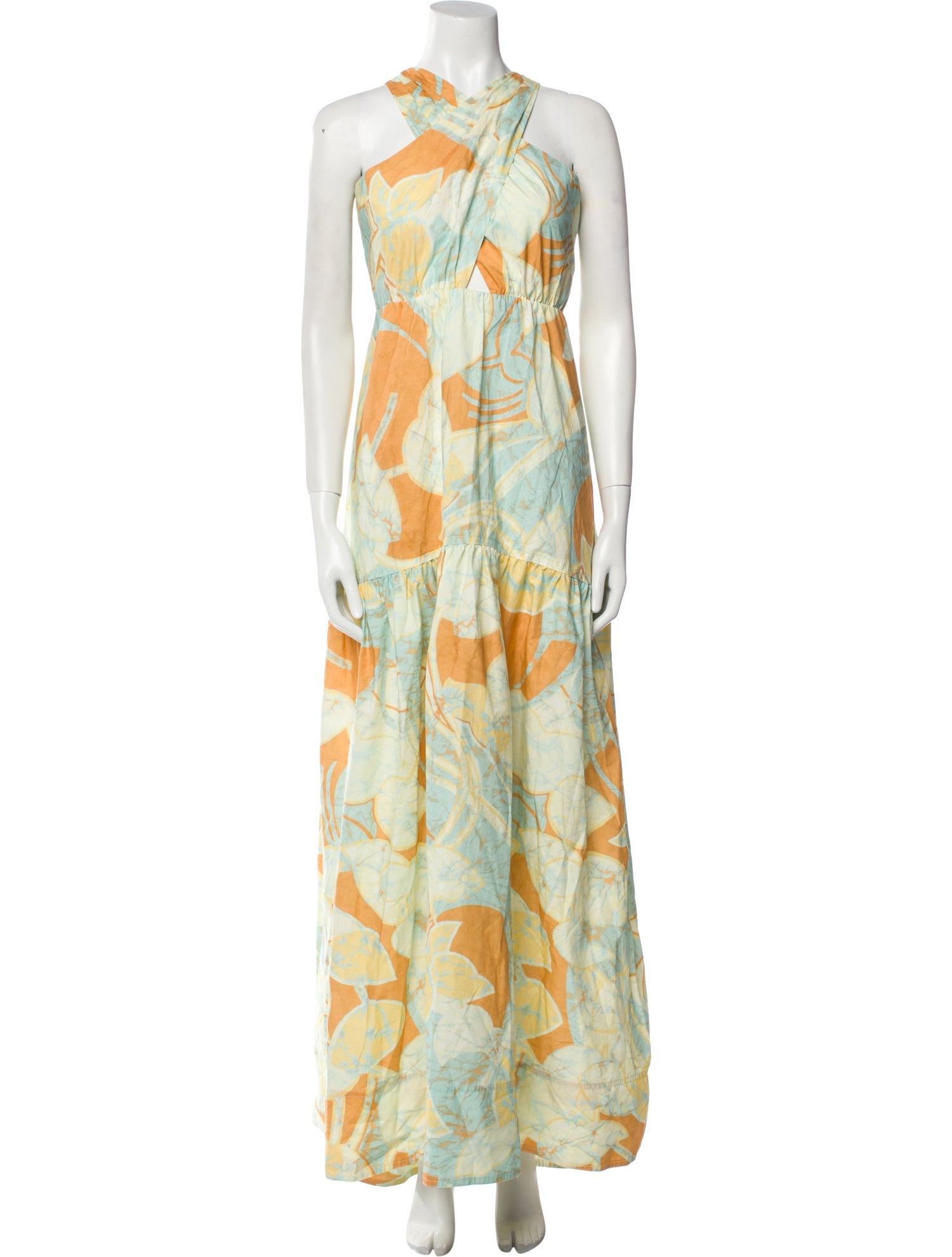 A.L.C. Printed Long Dress w/ Tags