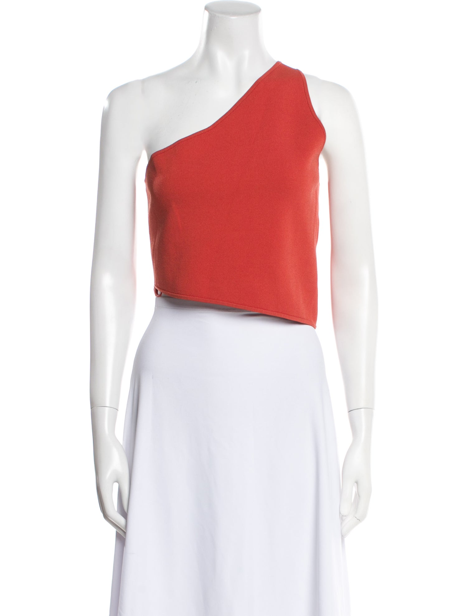 A.L.C. One-Shoulder Sleeveless Crop Top