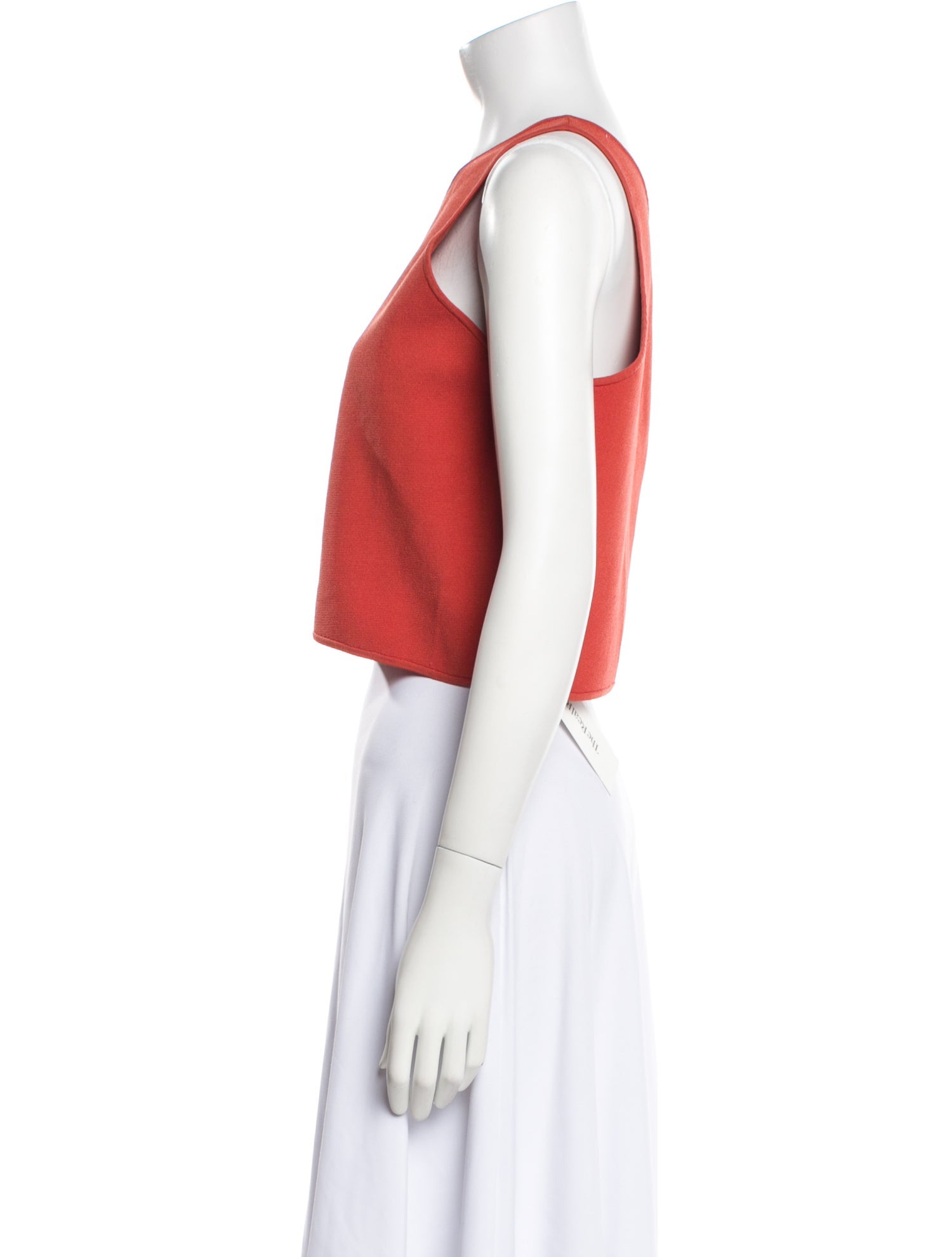 A.L.C. One-Shoulder Sleeveless Crop Top