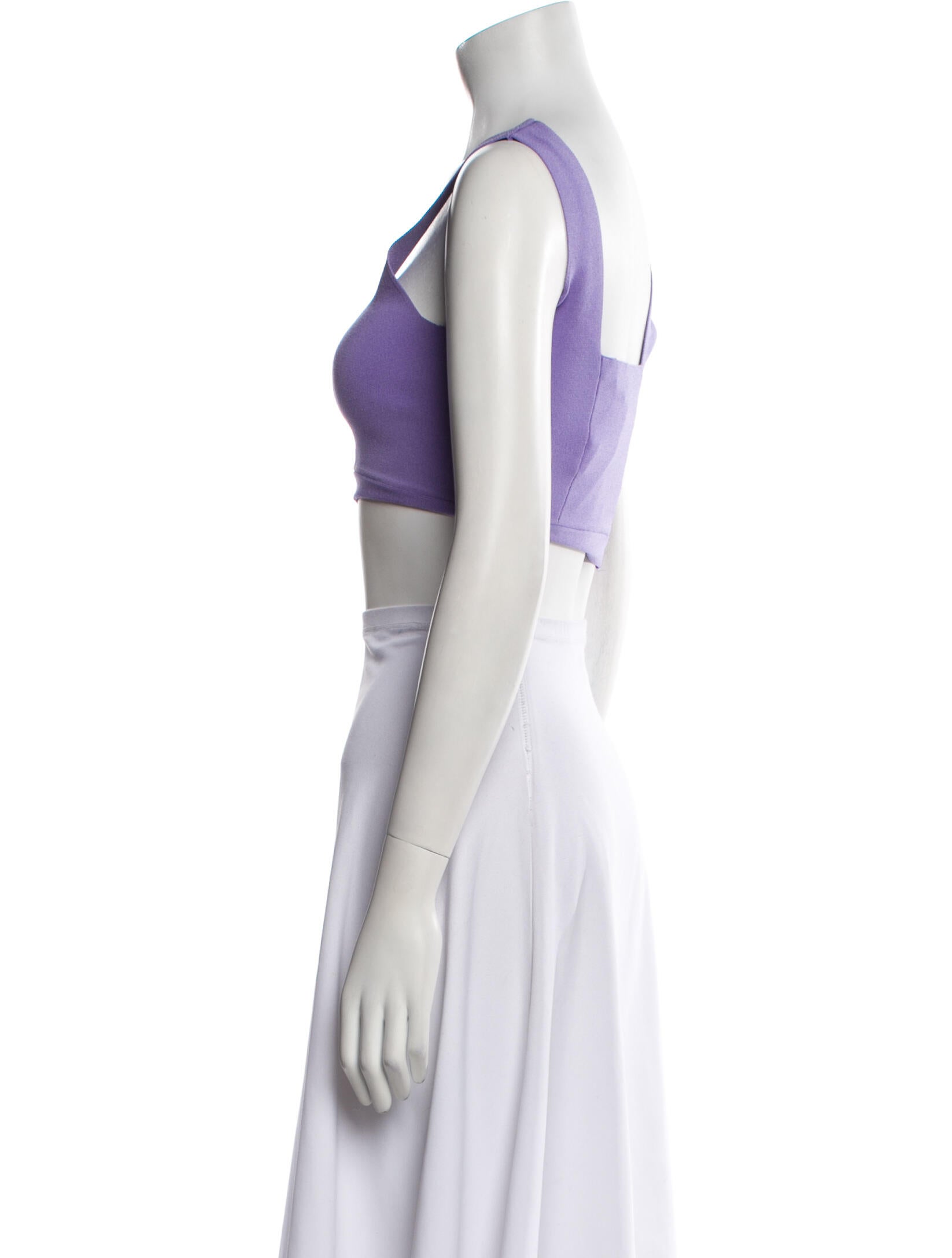 A.L.C. Square Neckline Sleeveless Crop Top