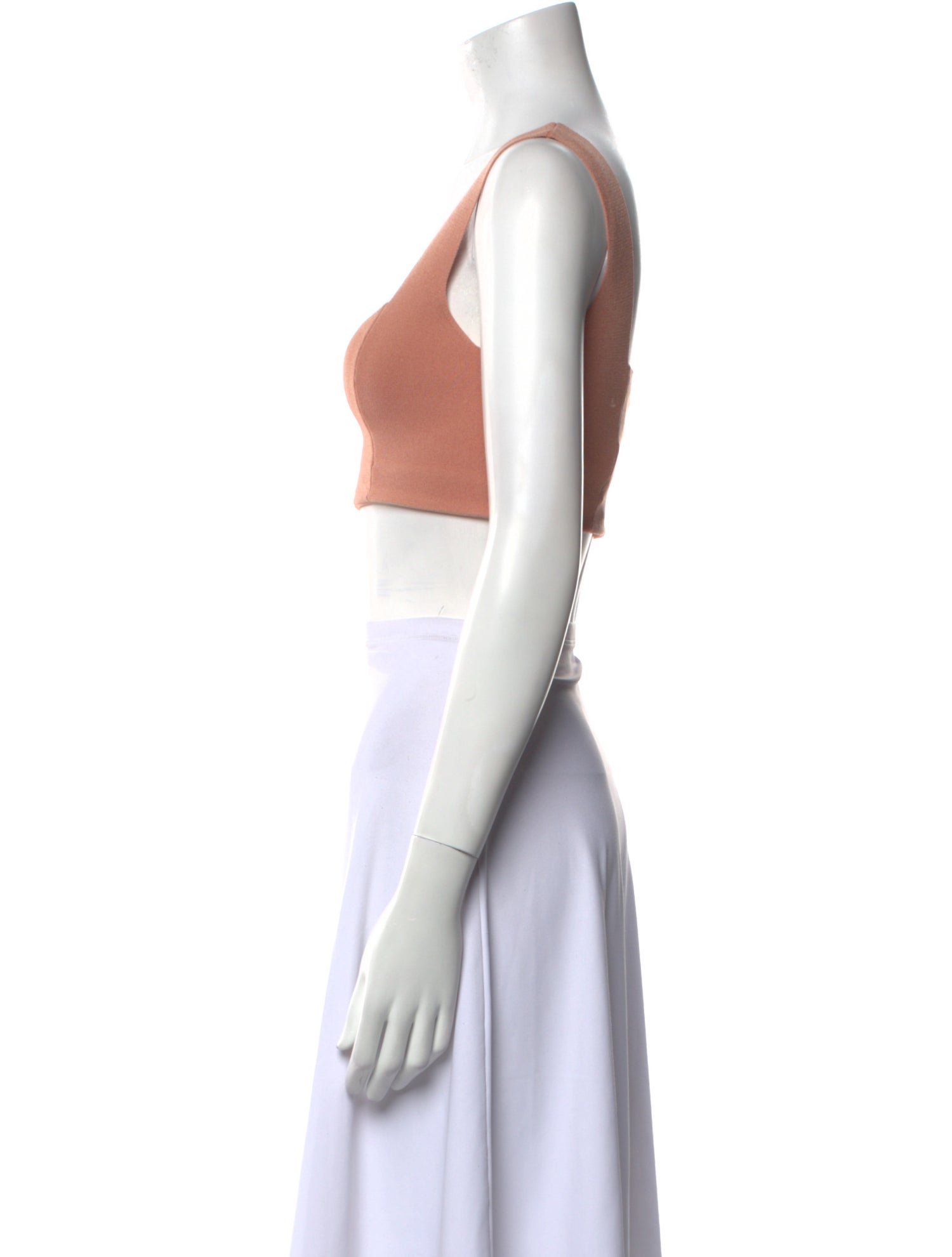 A.L.C. Square Neckline Sleeveless Crop Top