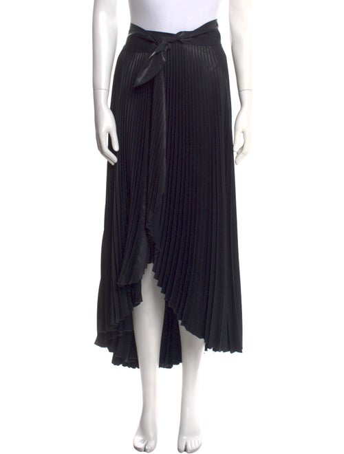 A.L.C. Pleated Accents Midi Length Skirt