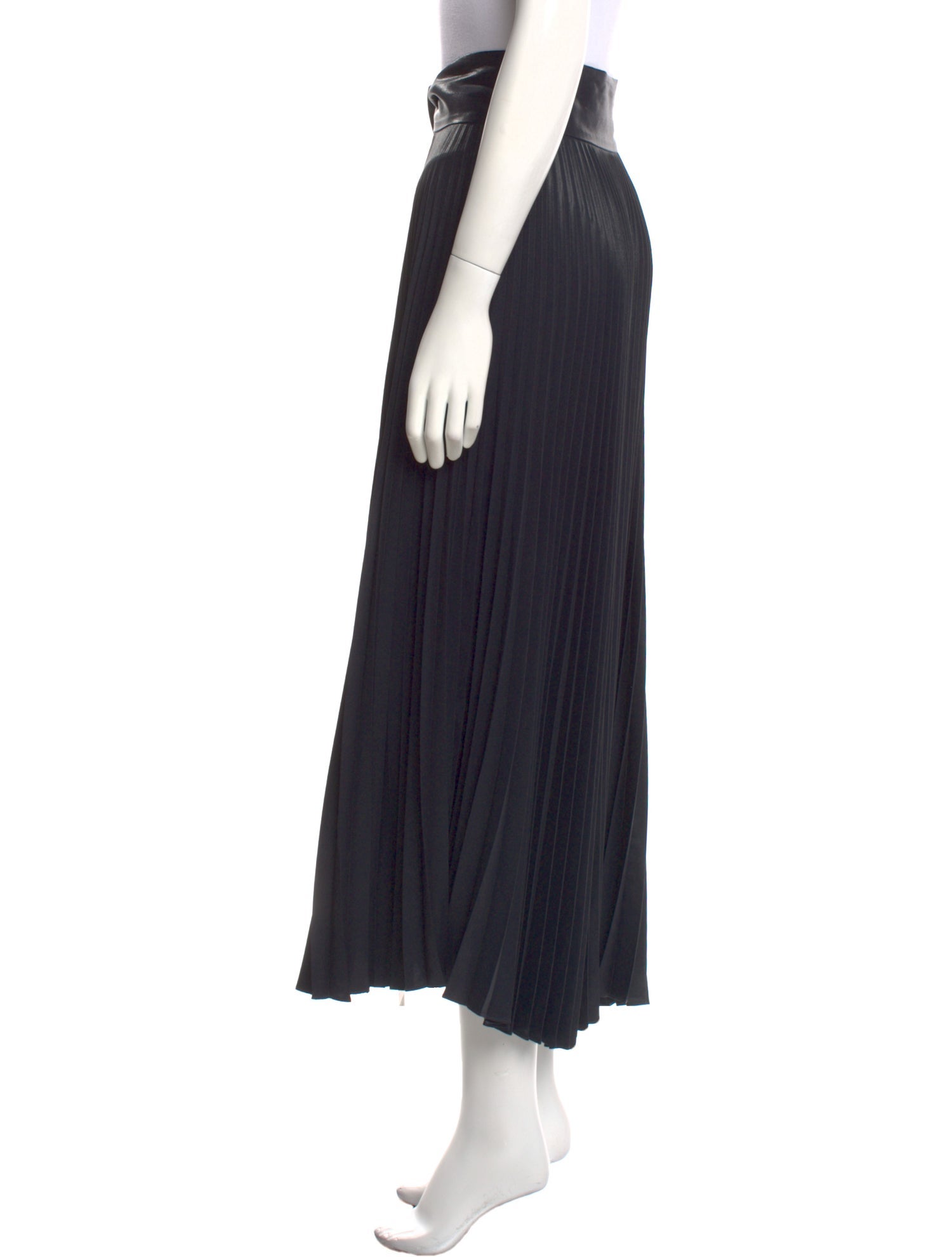 A.L.C. Pleated Accents Midi Length Skirt