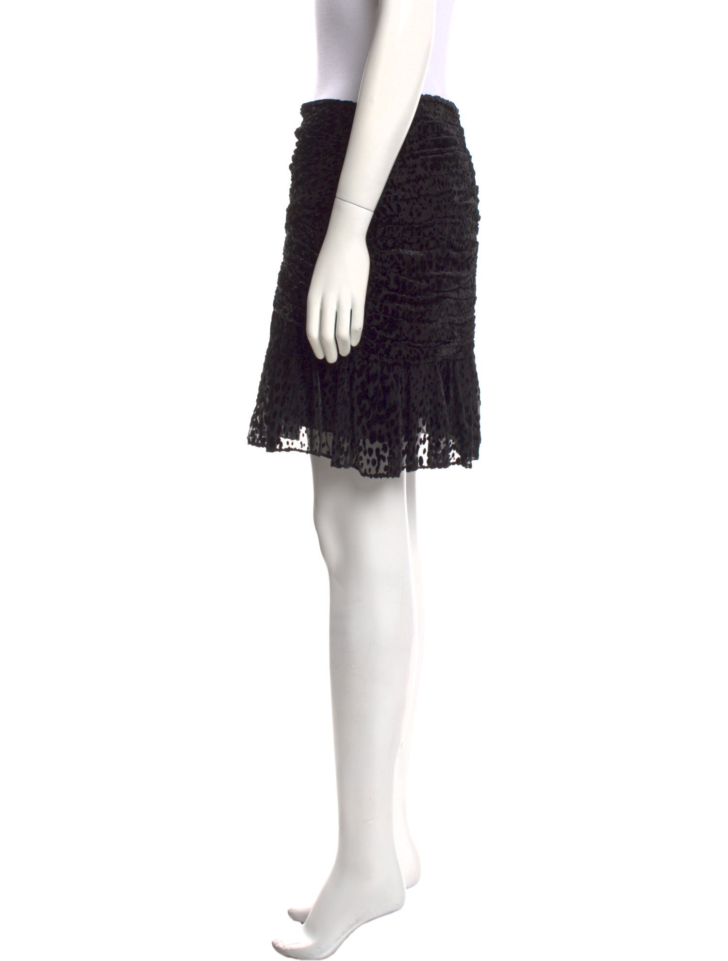 A.L.C. Ruffle Embellishment Mini Skirt