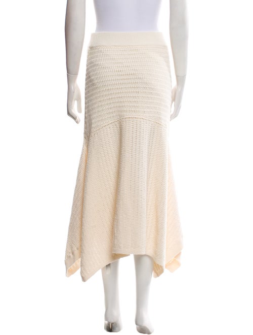 A.L.C. Ruffle Embellishment Midi Length Skirt