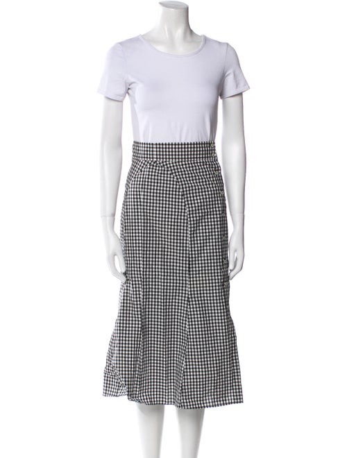 A.L.C. Plaid Print Skirt Set