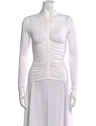 A.L.C. Mock Neck Long Sleeve Top