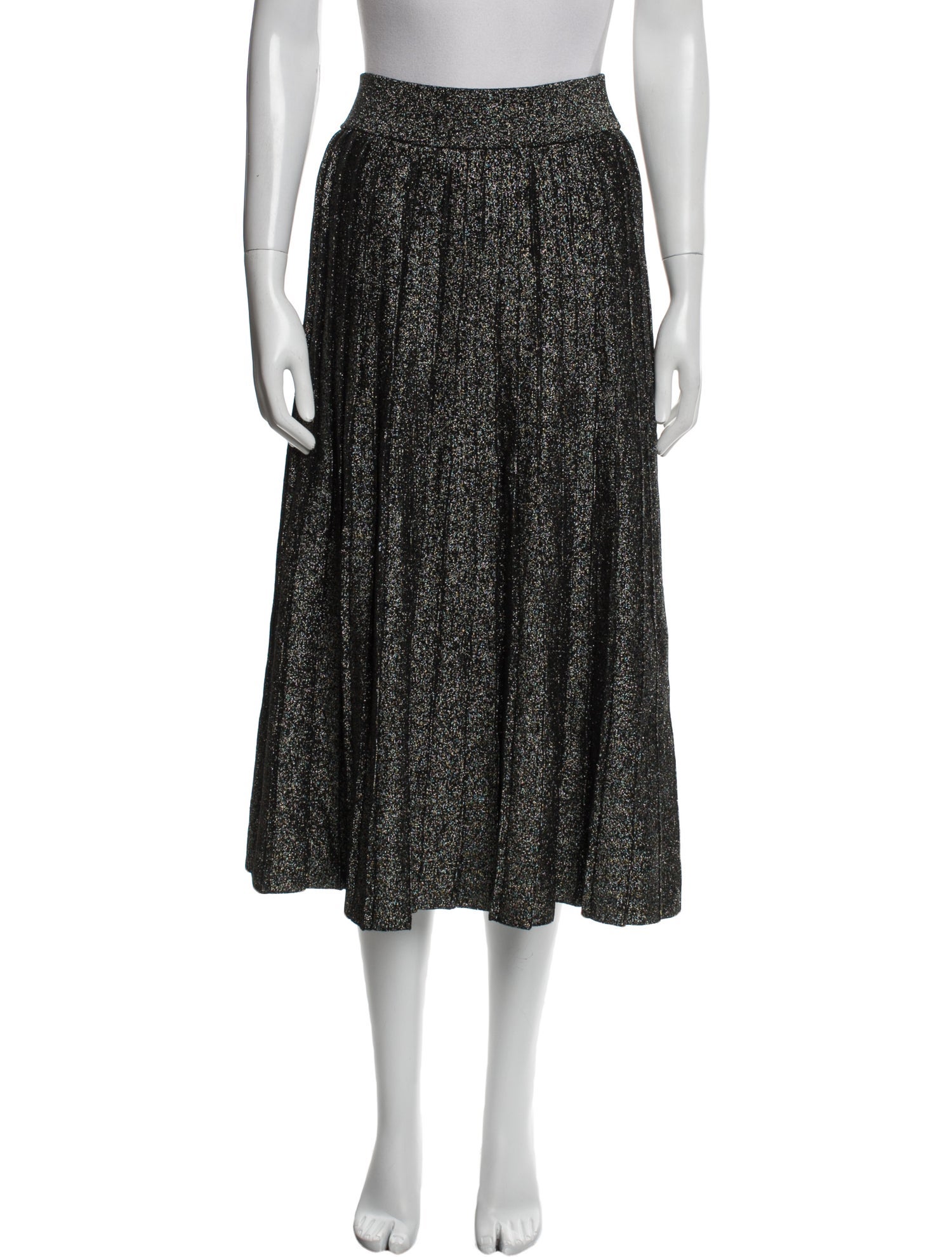 A.L.C. Printed Midi Length Skirt