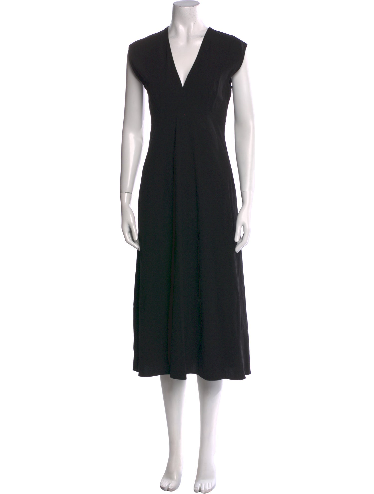 A.L.C. V-Neck Midi Length Dress