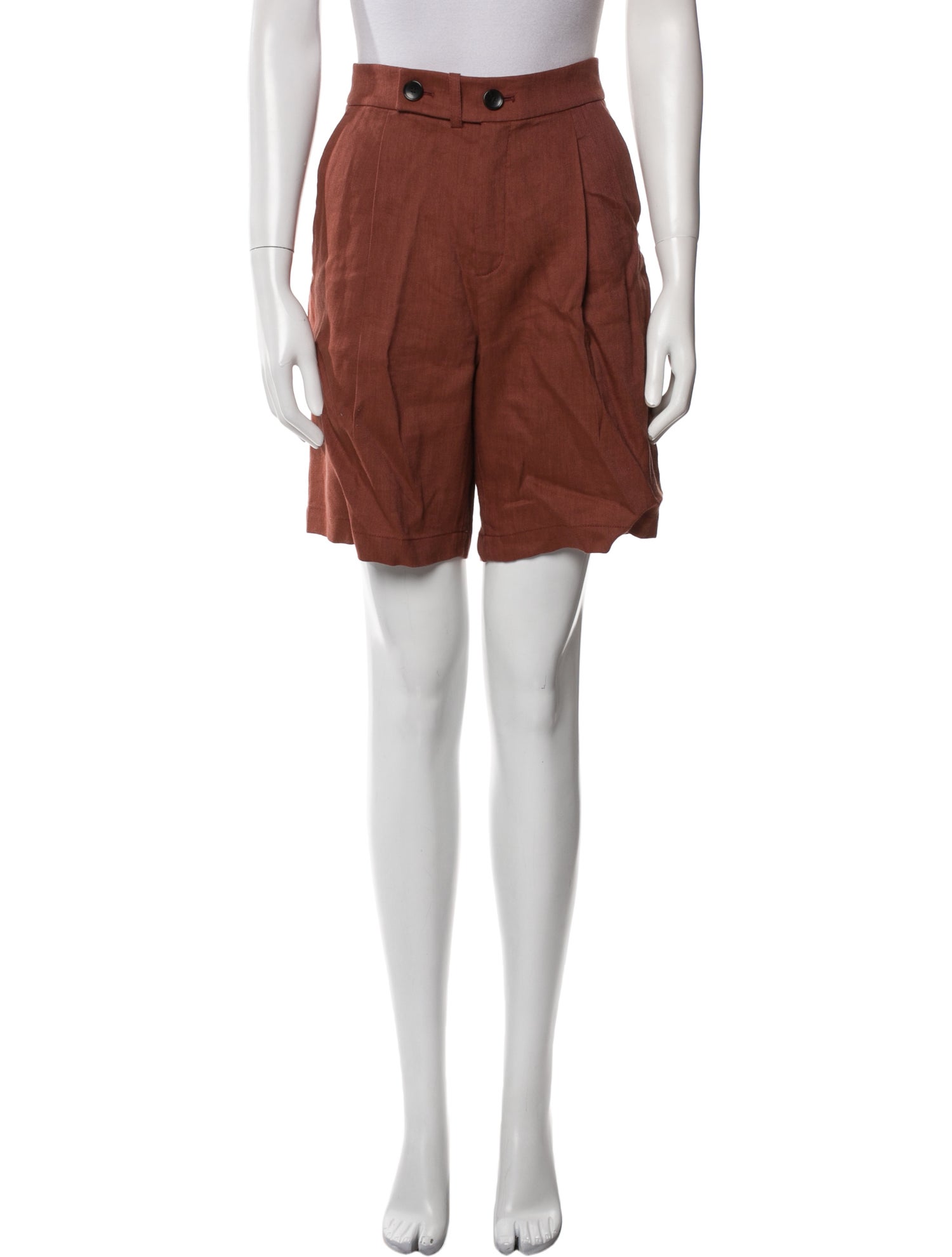 A.L.C. Linen Knee-Length Shorts