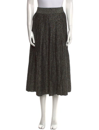 A.L.C. Glitter Accents Midi Length Skirt