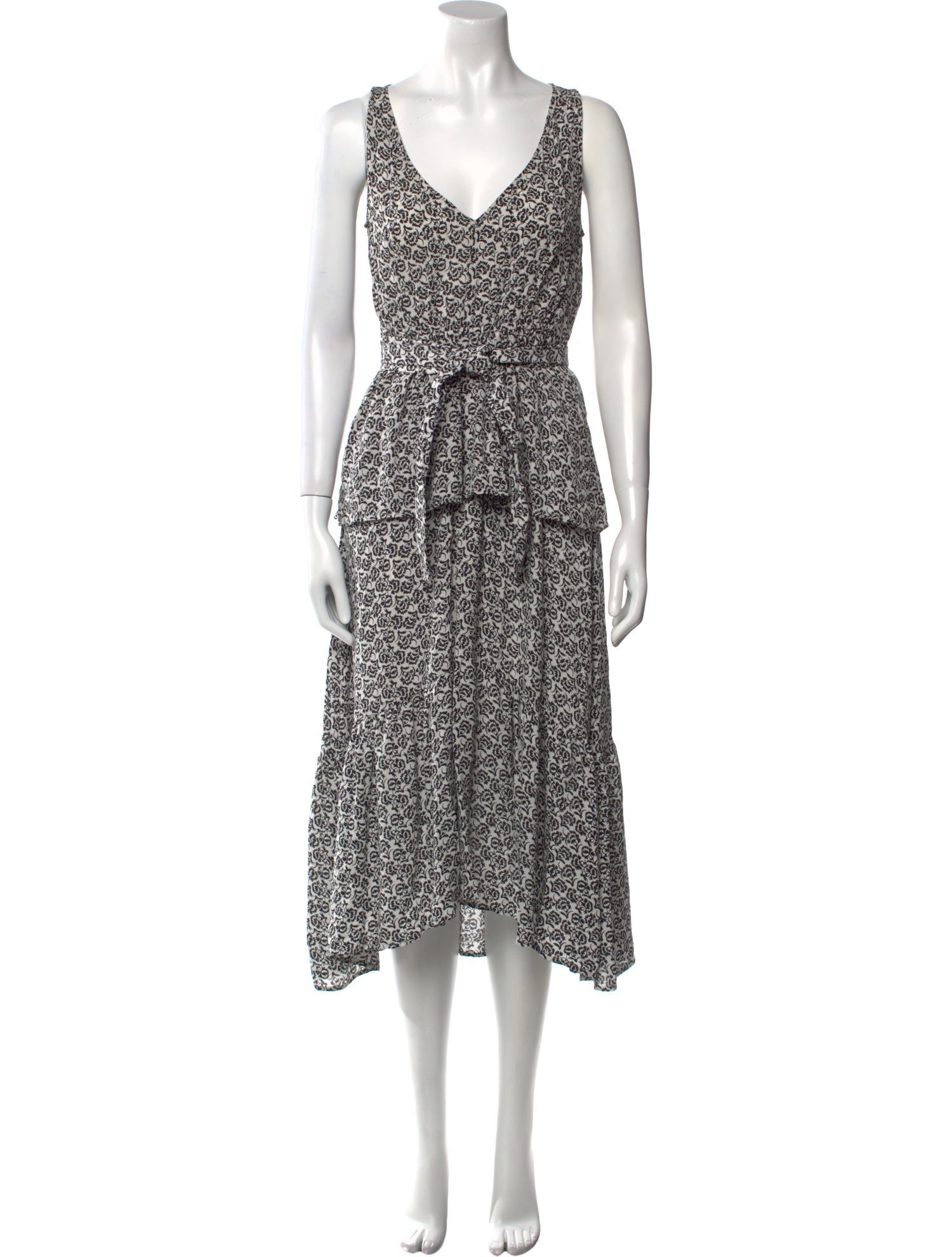 A.L.C. Silk Midi Length Dress