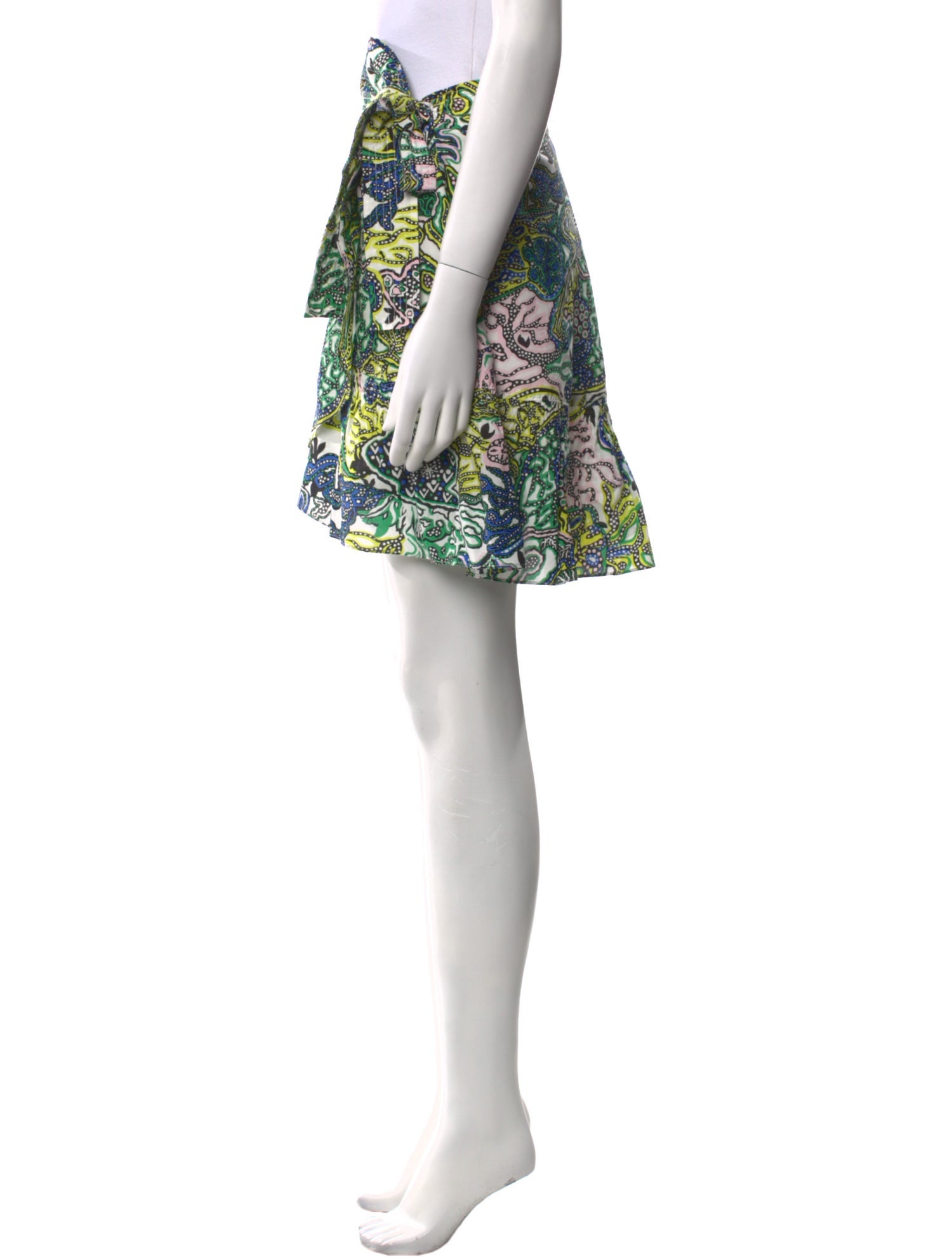 A.L.C. Printed Mini Skirt