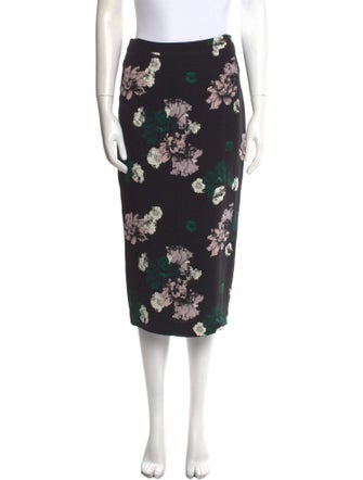 A.L.C. Silk Midi Length Skirt