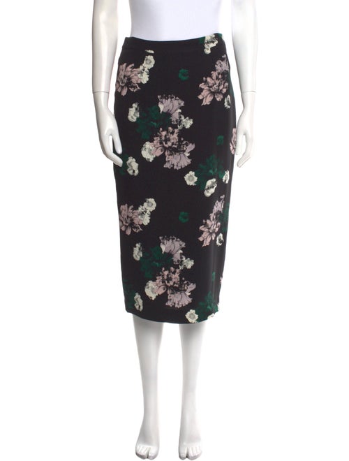 A.L.C. Silk Midi Length Skirt