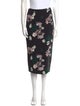 A.L.C. Silk Midi Length Skirt