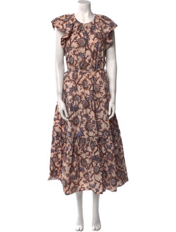 A.l.c. Dresses Floral Print Long Dress US 8 | M