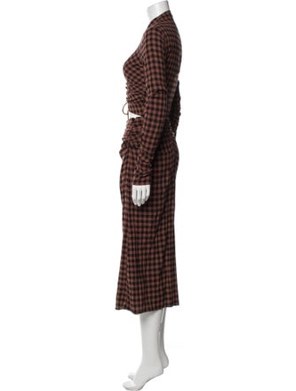 A.L.C. Plaid Print Skirt Set
