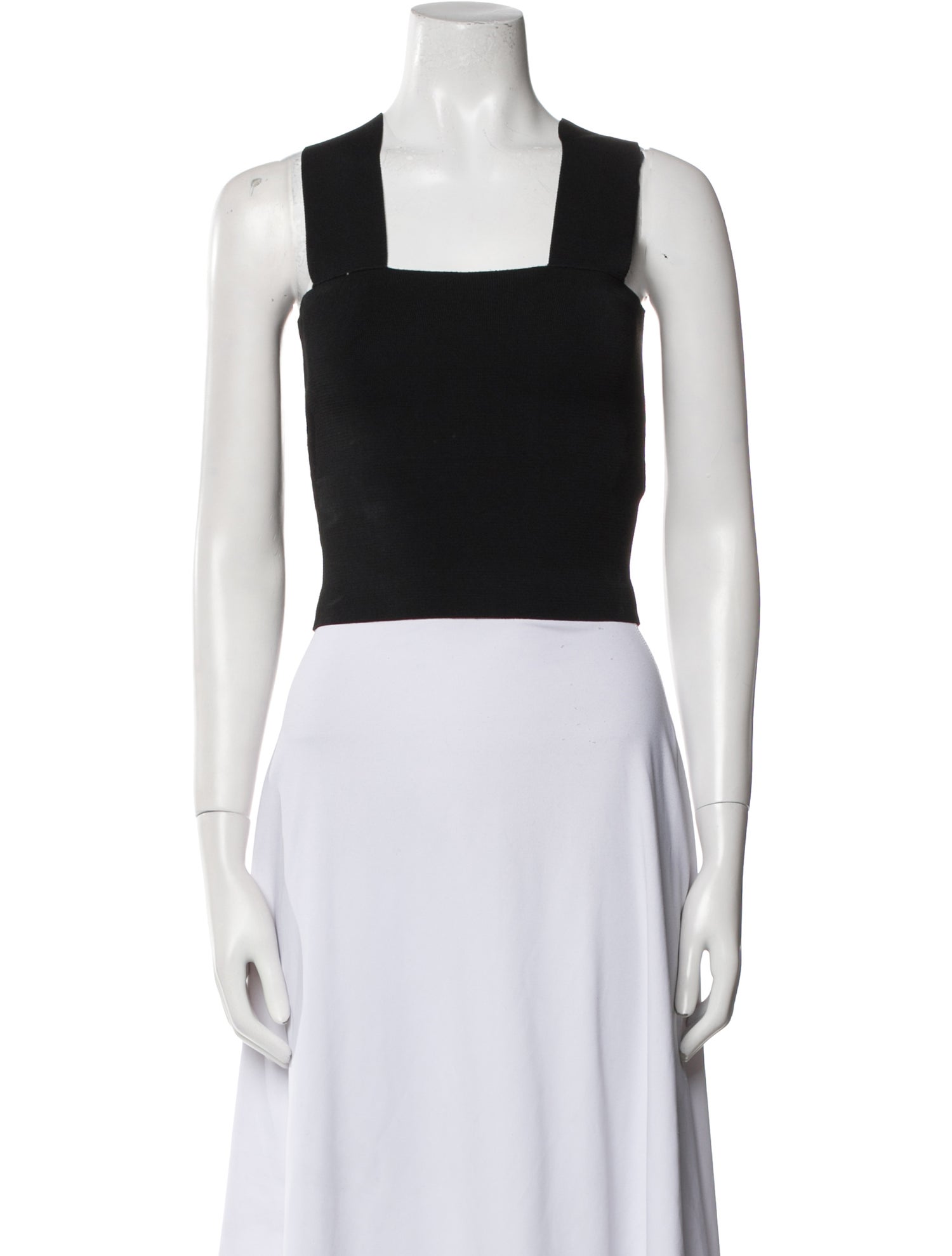 A.L.C. Square Neckline Sleeveless Crop Top