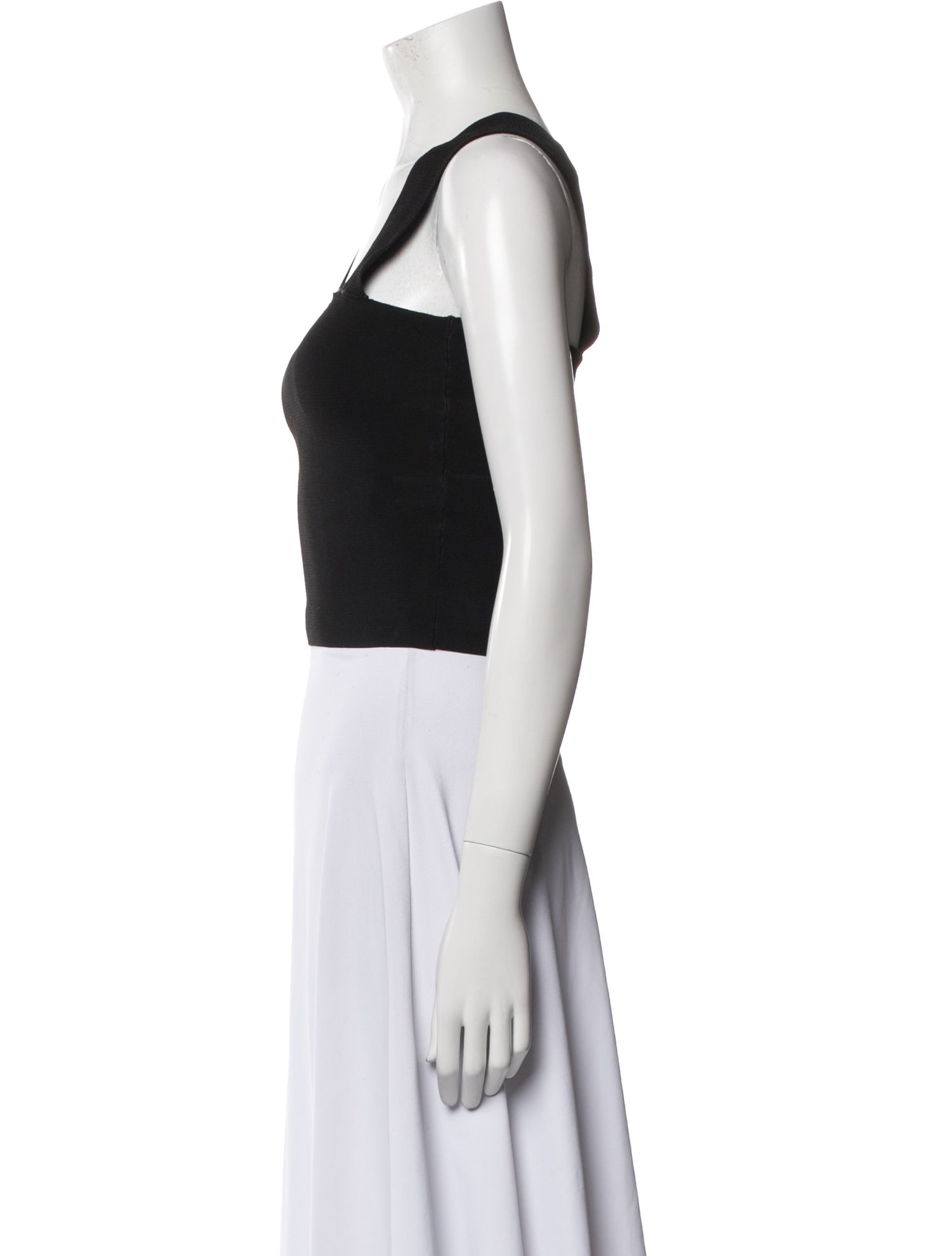 A.L.C. Square Neckline Sleeveless Crop Top