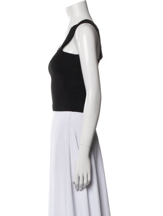 A.L.C. Square Neckline Sleeveless Crop Top