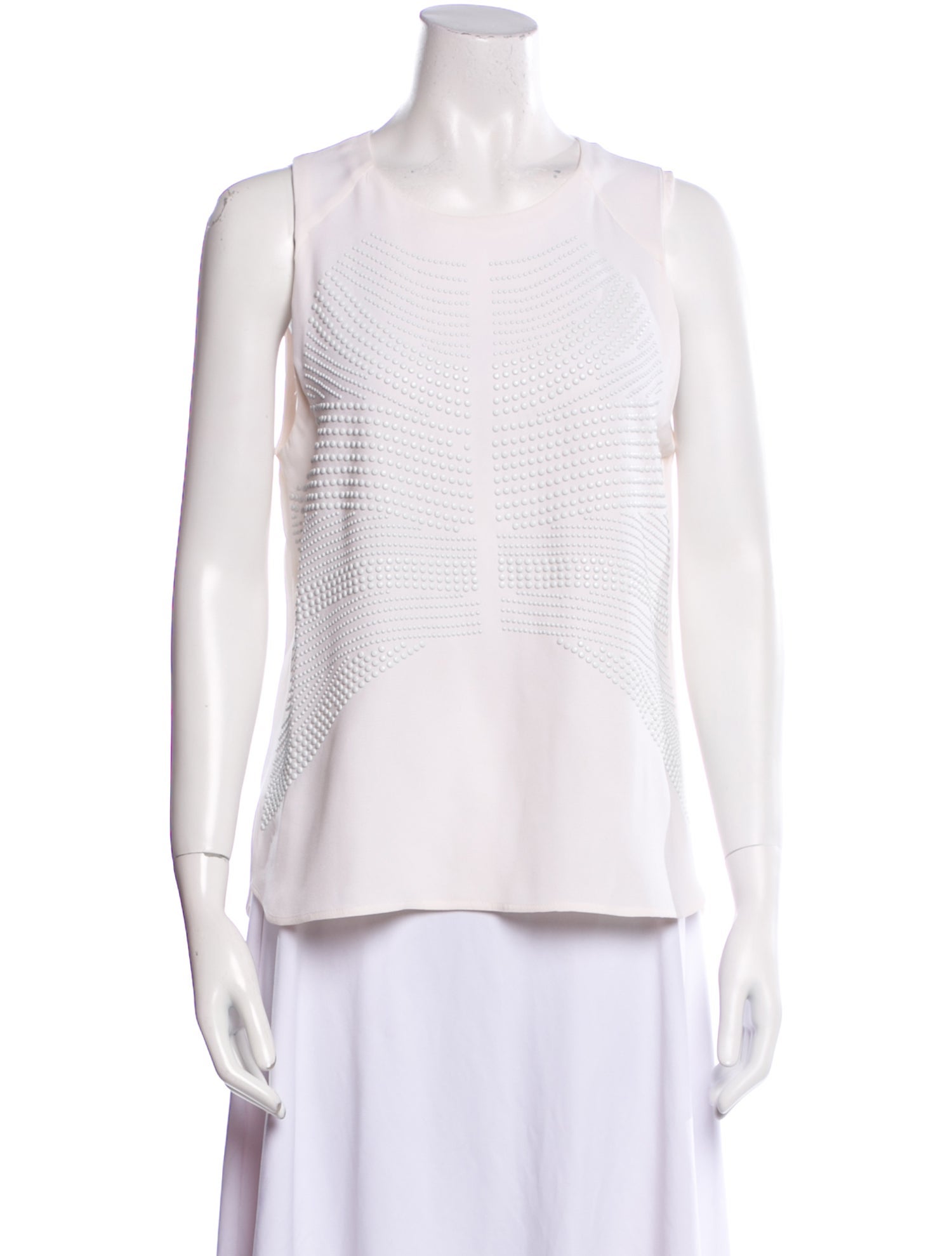 A.L.C. Silk Scoop Neck Top