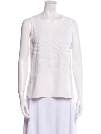 A.L.C. Silk Scoop Neck Top