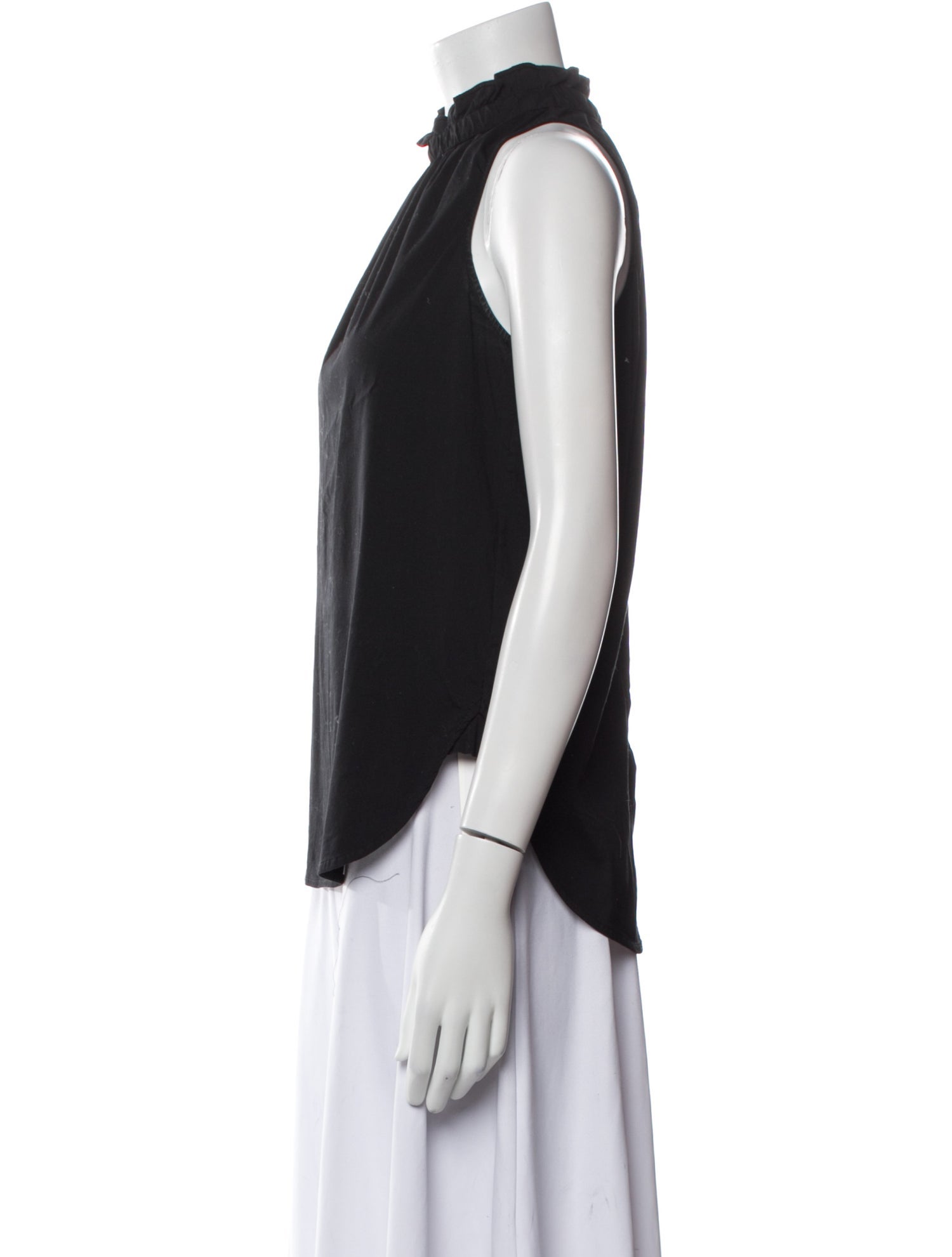 A.L.C. Mock Neck Sleeveless Blouse