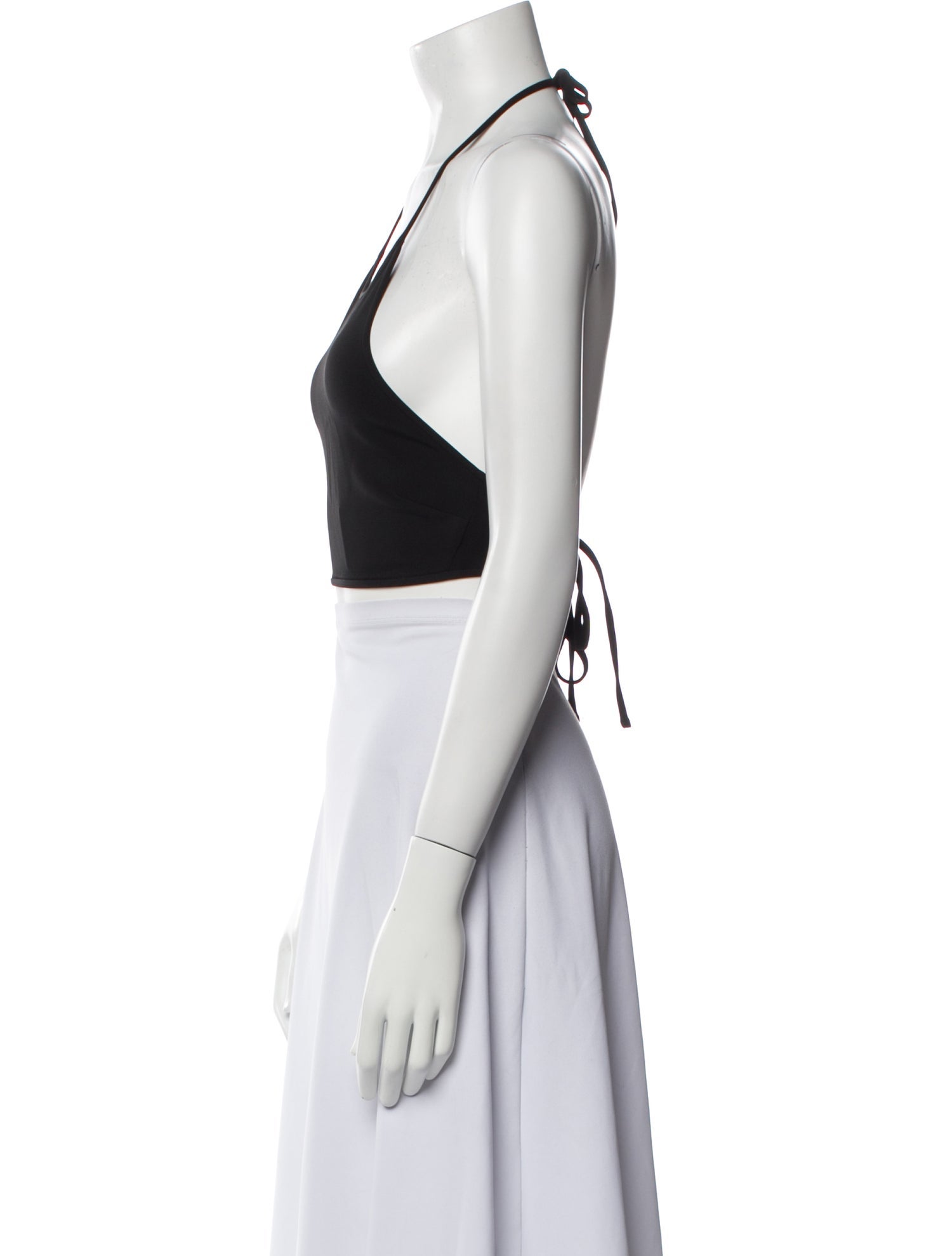 A.L.C. Halterneck Sleeveless Crop Top